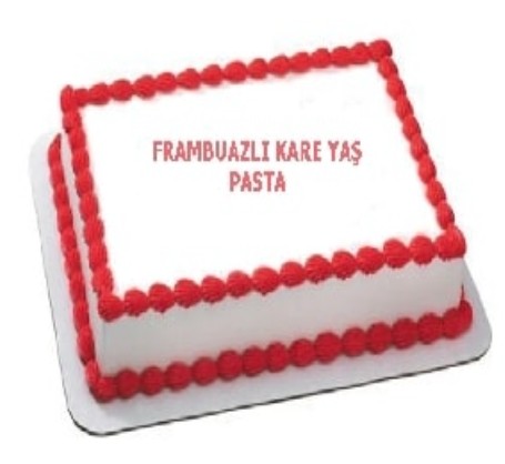Özel Etkinlikler İçin 40 Kişilik Frambuazlı Yaş Pasta