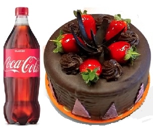 Yuvarlak Çikolatalı Pasta Taze Üretim